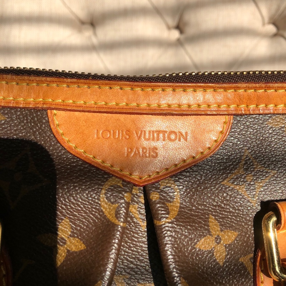 Louis Vuitton Brown and Gold Tote Bag - Picture 2 of 14